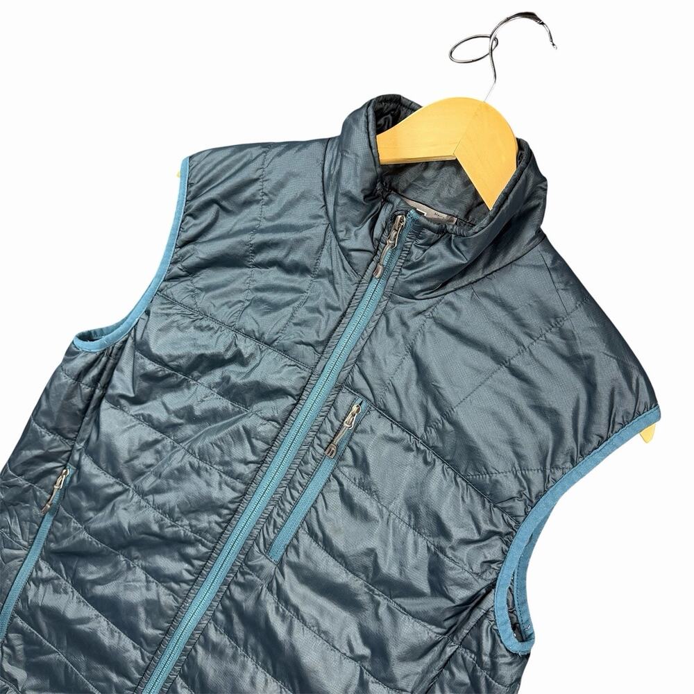 REI Co-op Men’s Small Teal Insulated Full-Zip Vest Lightweight Outdoor